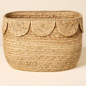 Hearth & Hand Woven Scallop Basket